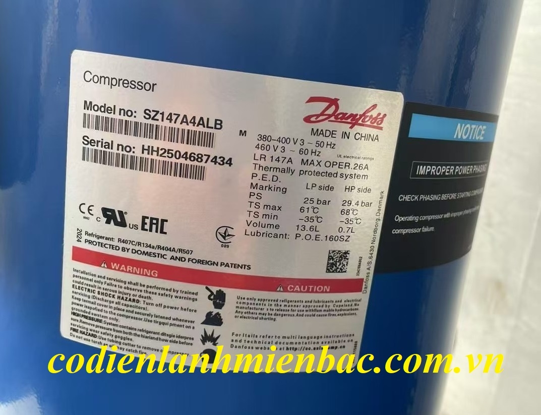 Máy nén SZ147A4ALB